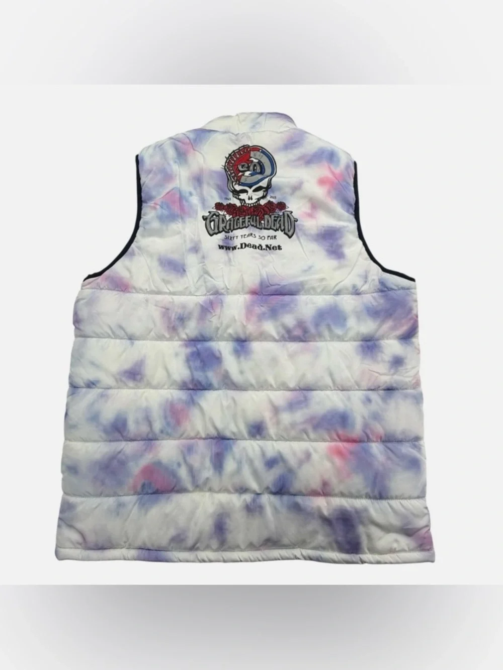 Boston Red Sox x Grateful Dead Vest 2025 Fenway 60th Anniversary Tie Dye Puffer